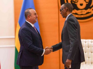 Dışişleri Bakanı Çavuşoğlu, Ruanda Devlet Başkanı Kagame İle Görüştü