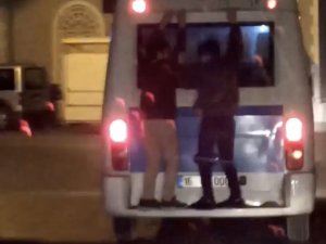 Bursa’da Çocukların Tehlikeli Yolculuğu Kameralarda