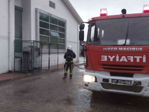 Klima Motorunda Çıkan Yangın Söndürüldü