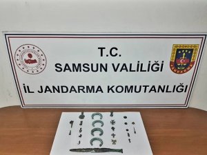 Samsun’da Çok Sayıda Tarihi Eser Ele Geçirildi