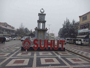 Afyonkarahisar’ın O İlçesinde Kar Yağışı Etkili Oldu