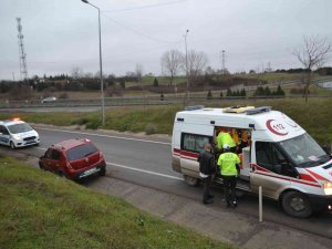 Tekirdağ’da Otomobil Takla Attı: 1 Yaralı