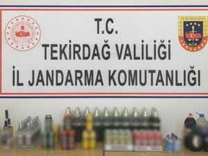 Tekirdağ’da Jandarmadan Kaçak İçki Operasyonu