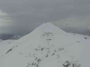 Kar Ve Tipi Nedeniyle Nemrut Dağı Yolu Ulaşıma Kapandı