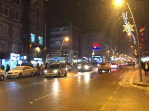 Erzurum’da Kar Yağışı