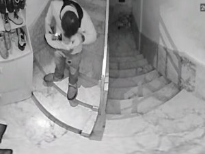 Ayakkabıları Önce Numarasına Bakıp Sonra Koklayarak Çaldı
