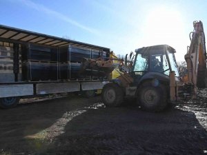 Seyitli’de Dev Enerji Tesisinin Malzeme Sevkiyatı Başladı