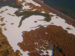 Ahlat’taki Kuş Cenneti Dondu