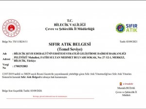 Bşeü “Sıfır Atık” Çalışmalarını Tamamladı