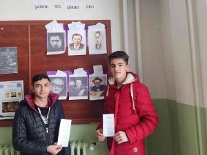 Hisarcık Çpl’de “Şairini Seç, Şiirini Oku” Etkinliği