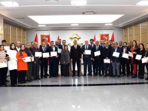 Nüfus Ve Vatandaşlık Müdürlüğü Personeline ‘Başarı’ Belgesi
