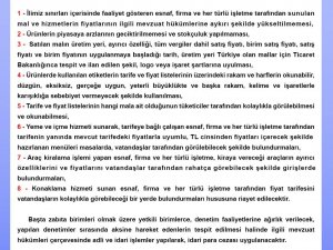 Sinop’ta Fırsatçılığa Karşı Denetimlere Ağırlık Verilecek