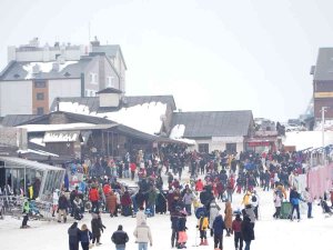 Erciyes Hafta Sonu 70 Bin Misafir Ağırladı