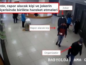 Jokerli Sahte Rapor Çetesinin Güvenlik Kamerası Görüntüleri Ortaya Çıktı