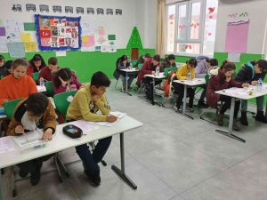 Adıyaman Doğa Koleji’nin Bursluluk Sınavına Yoğun İlgi