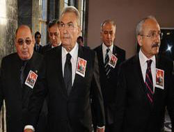 CHP meclisi terk etti