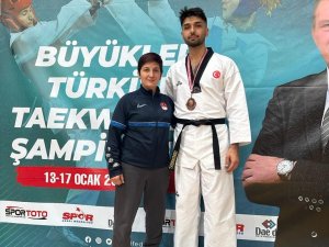 Yunusemreli Taekwondocu Şahin Çelebi Türkiye 3’ncüsü Oldu