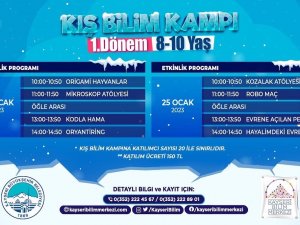 Büyükşehir’den Kış Bilim Kampı