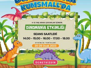 Dinozorlar, Kumsmall İle Kayseri’ye Geliyor