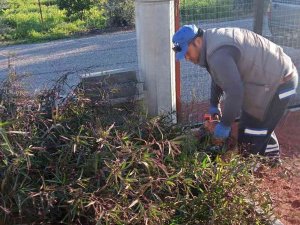 Ortaca’da Yeşil Alan Bakımları Devam Ediyor