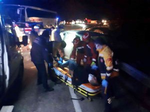 Kazadan Yaralı Olarak Kurtulan Sürücü Hastanede Hayatını Kaybetti