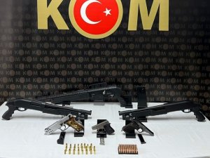 Malatya’da Çok Sayıda Silah Ele Geçirildi