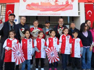 Samsunspor Efsaneleri Minik Taraftarlarla Buluştu