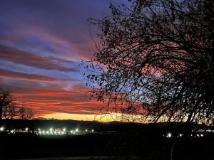 Eskişehir’de Gün Batımında Görsel Şölen Oluştu
