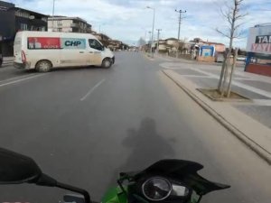 Direksiyon Dersine Yetişmeye Çalışırken Kazaya Karıştı