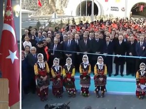 Cumhurbaşkanı Erdoğan, Badal Tüneli’nin Açılışını Canlı Bağlantıyla Yaptı