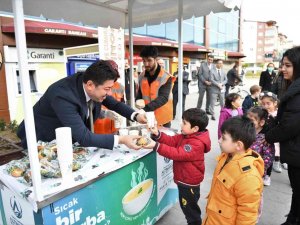 Ordu’da 800 İlkokul Öğrencisine Çorba İkramı