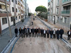 Saruhanlı’da ‘Prestij Cadde’ Çalışmaları Başladı