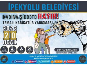 İ̇pekyolu’nda “Kadına Şiddete Kayır” Konulu Karikatür Yarışması