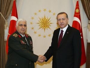Cumhurbaşkanı Erdoğan, Genelkurmay Başkanı Orgeneral Özel’i Kabul Etti