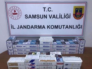 Samsun’da Jandarma 10 Bin 400 Adet Makaron Ele Getirdi