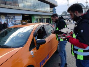 Taksim’de Ticari Taksi Denetimi
