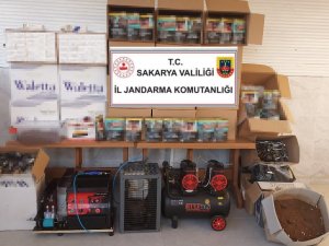 Jandarmadan Kaçak Sigara Baskını: 1 Gözaltı