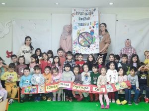 Miniklerin ‘Zorba Olma Dost Ol’ Çalışması Hayata Geçti