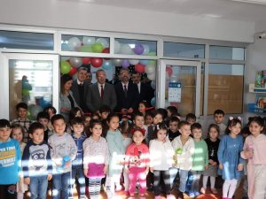 Kaymakam Mercan Kütüphane Açılışına Katıldı