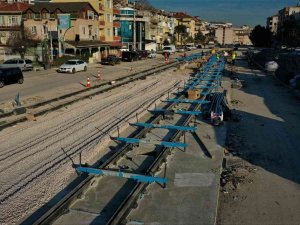 Kuruçeşme Tramvayındaki Kirişler Tamamlandı, Sıra Raylara Geldi