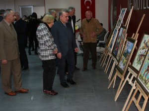Bozüyük’te Renkli Kum Tablosu Resim Sergisi Açıldı