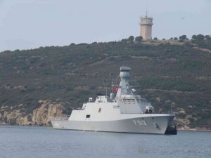 Tcg Burgazada Gemisi İ̇zmir Foça’da Törenle Karşılandı