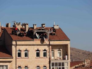 Nevşehir Belediyespor Taraftarları Maçı Çatıdan İzledi