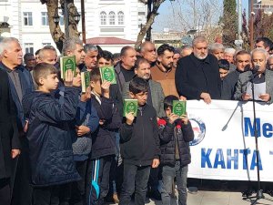 Kur’an-ı Kerim’in Yakılmasına Kahta’dan Tepki