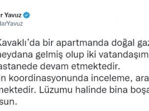 Kocaeli Valisi Yavuz’dan Patlamaya İlişkin Açıklama