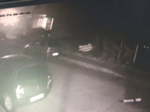 Doğal Gaz Patlamasının Yaşandığı O Anlar Güvenlik Kamerasında