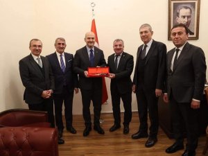 Bakan Soylu, Samsunlu Heyeti Kabul Etti