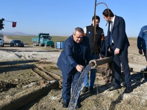 Dsi̇ İ̇scehisar’da Sondaj Kuyusu Açtı