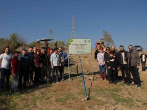 Kazada Kaybettikleri Arkadaşları Anısına Hatıra Ormanı Oluşturdular