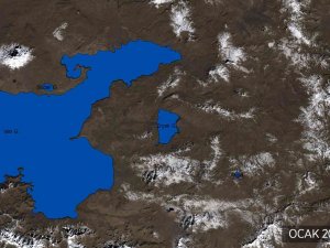 Van Gölü Havzası’ndaki Kuraklık Uydu Görüntülerine Yansıdı